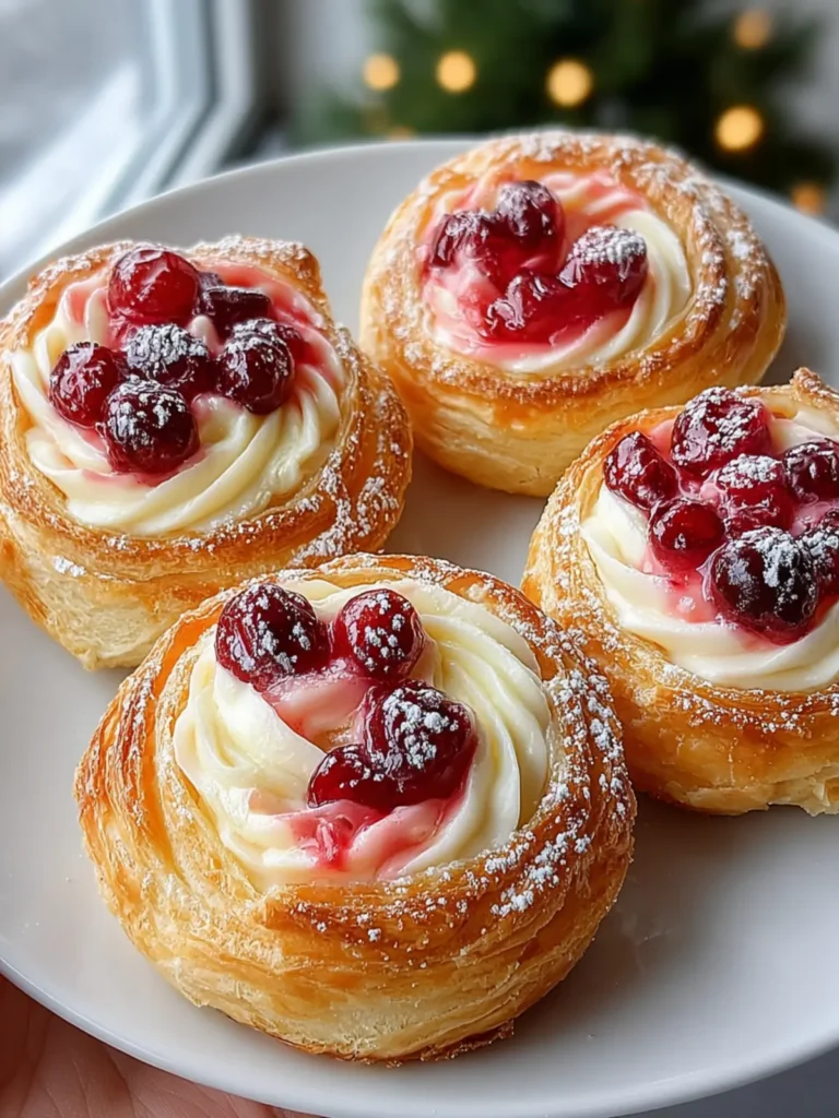 Cherry Cream Cheese Pastries First Image