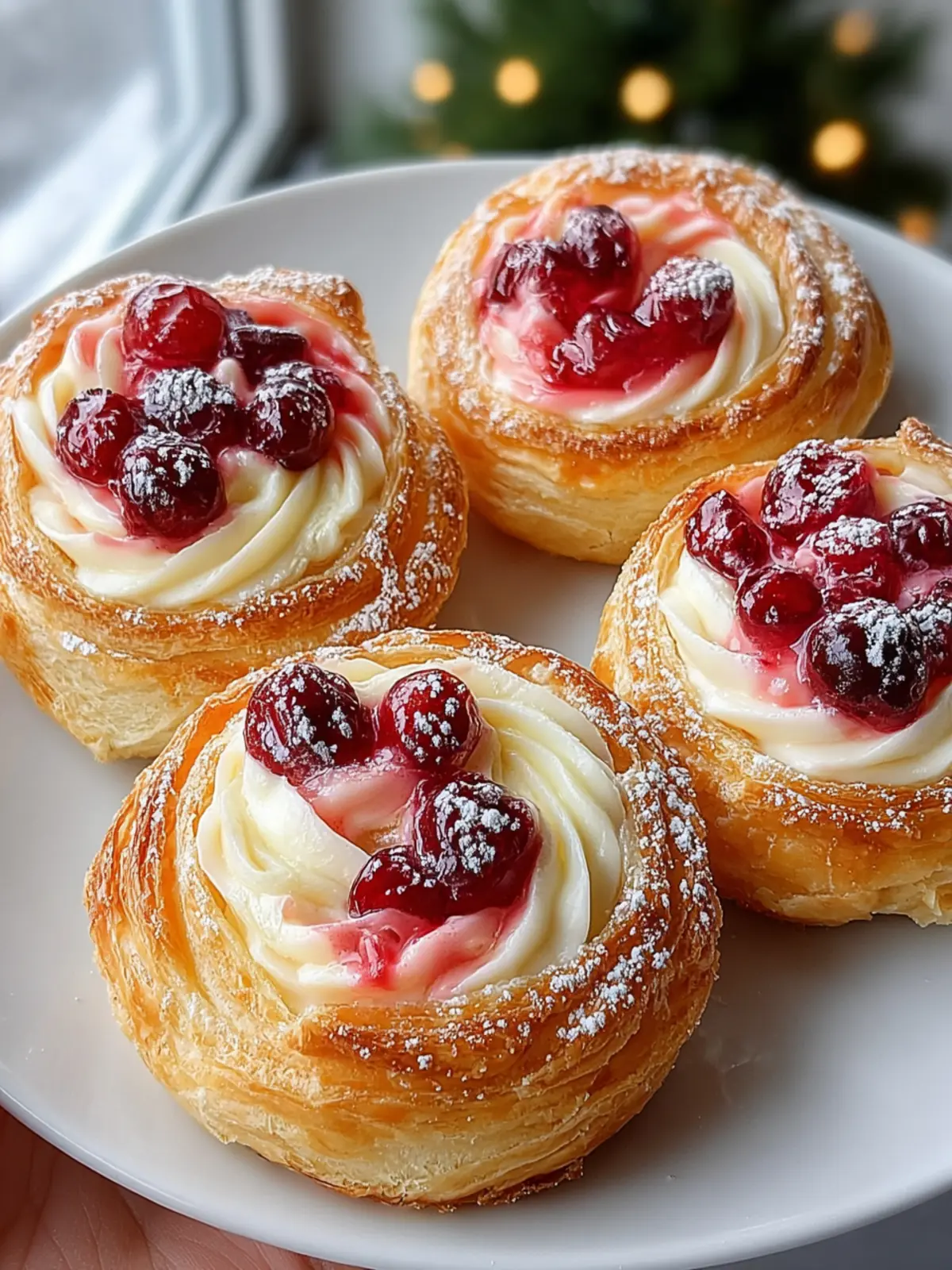 Cherry Cream Cheese Pastries First Image