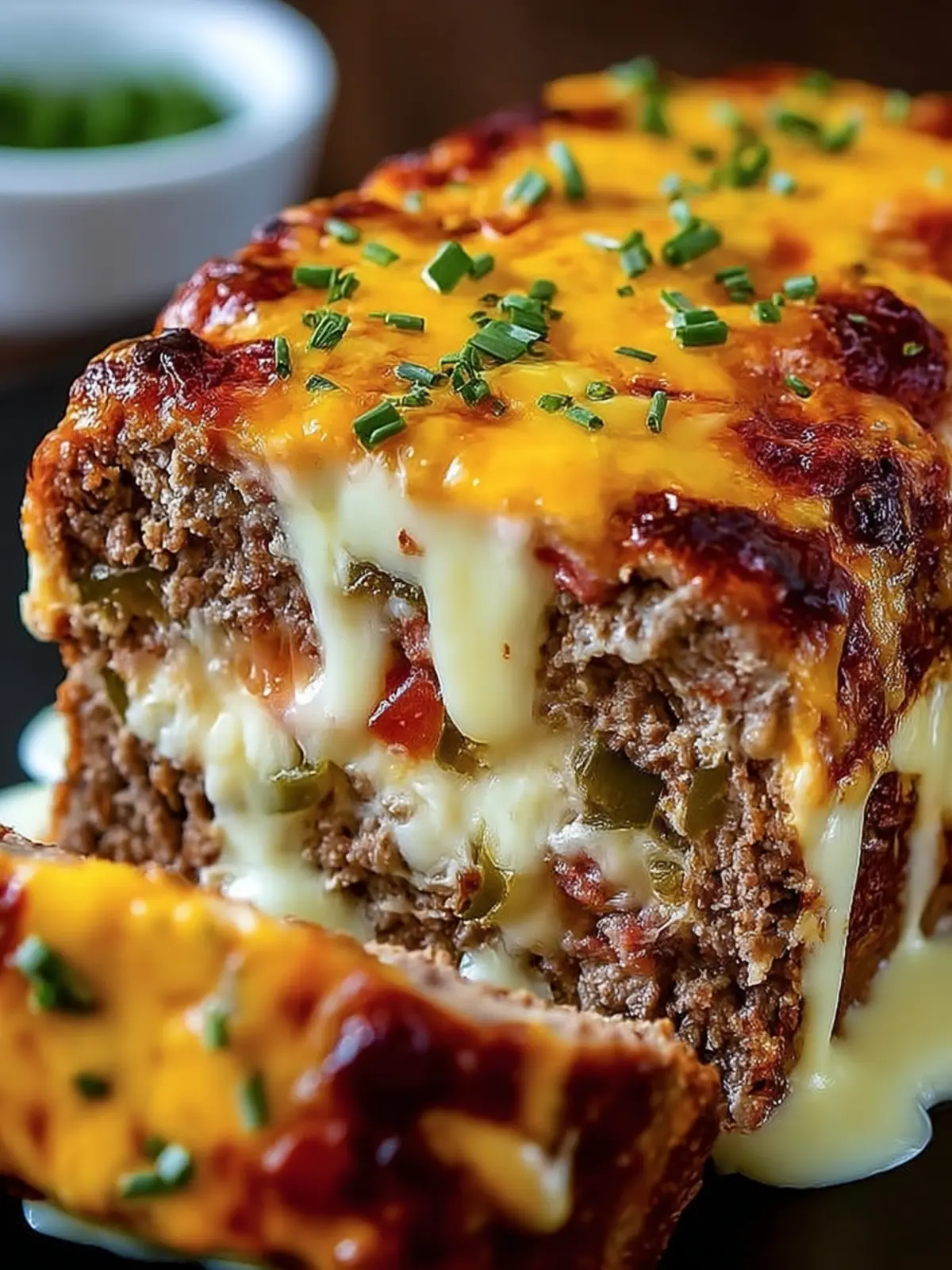 Cheesy Stuffed Meatloaf Delight First Image