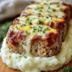 Cheesy Meatloaf with Mashed Potatoes First Image