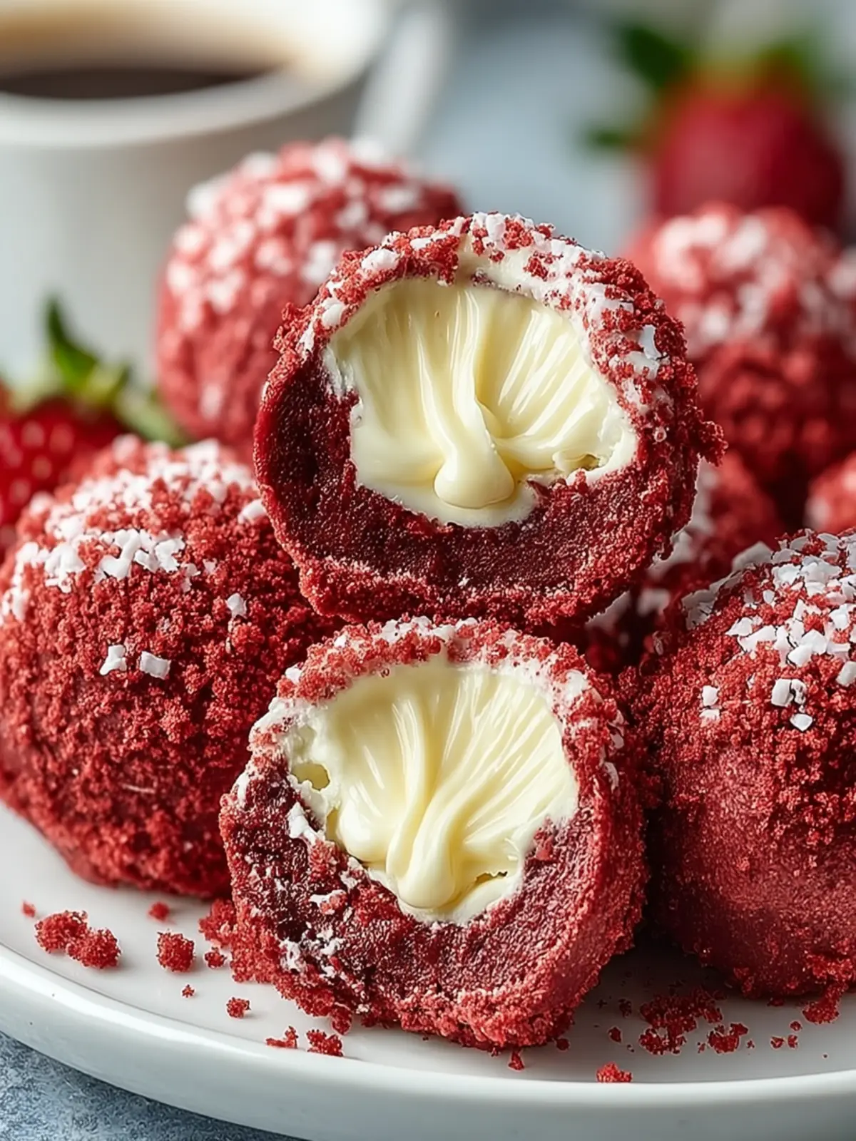 Creamy Red Velvet Truffle Bites First Image