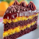 Orange Chocolate Layer Cake First Image