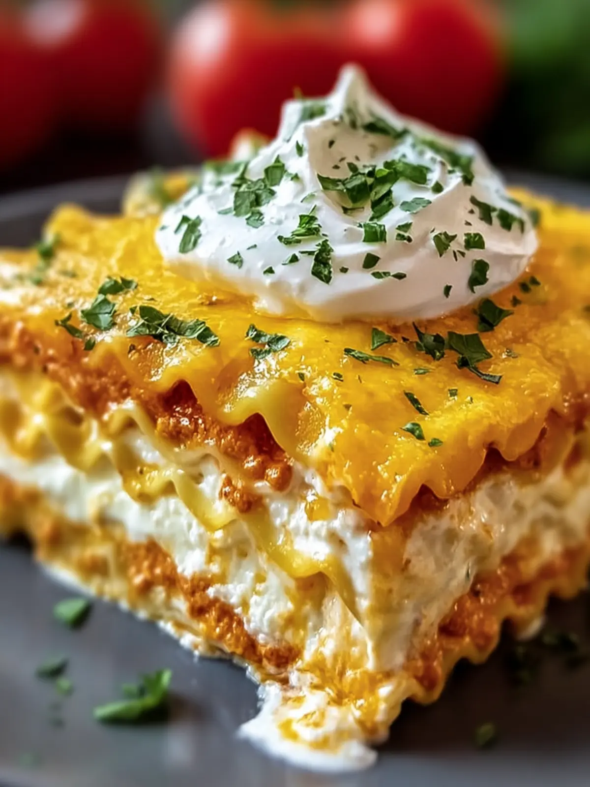 Creamy Cheddar Lasagna Bake First Image