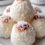 Coconut-Covered Snowball Desserts Meal First Image