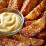 Crispy Potato Wedges with Dip First Image