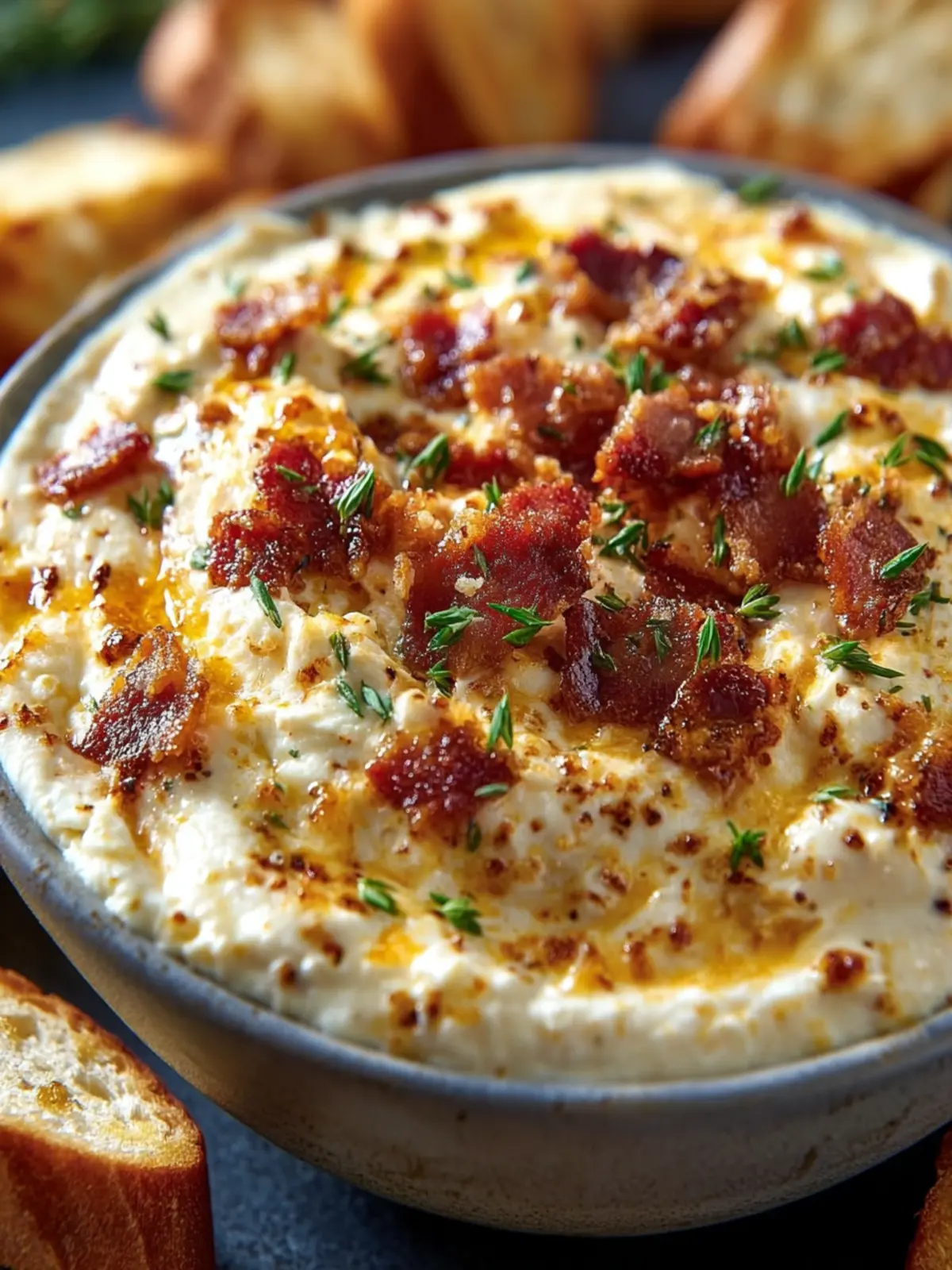 Creamy Bacon Cheese Dip First Image