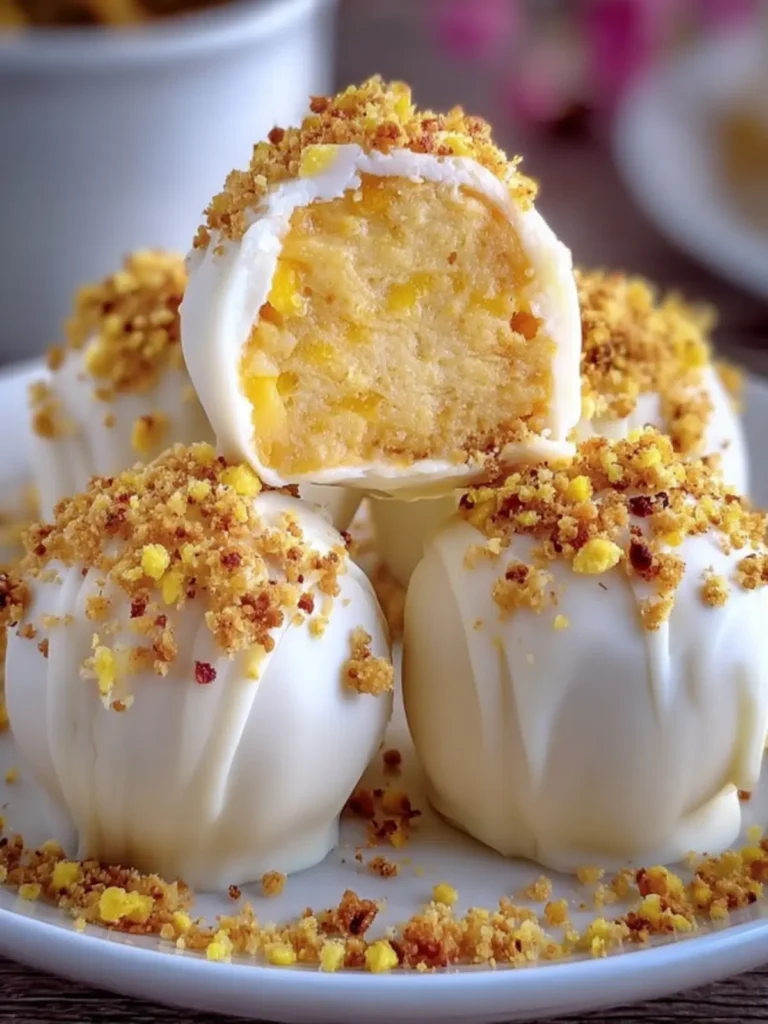 White Chocolate Mango Truffles First Image