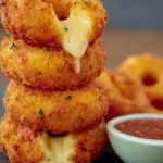Cheesy Fried Onion Rings Recipe First Image