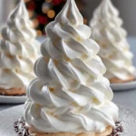 Whipped Meringue Christmas Trees First Image