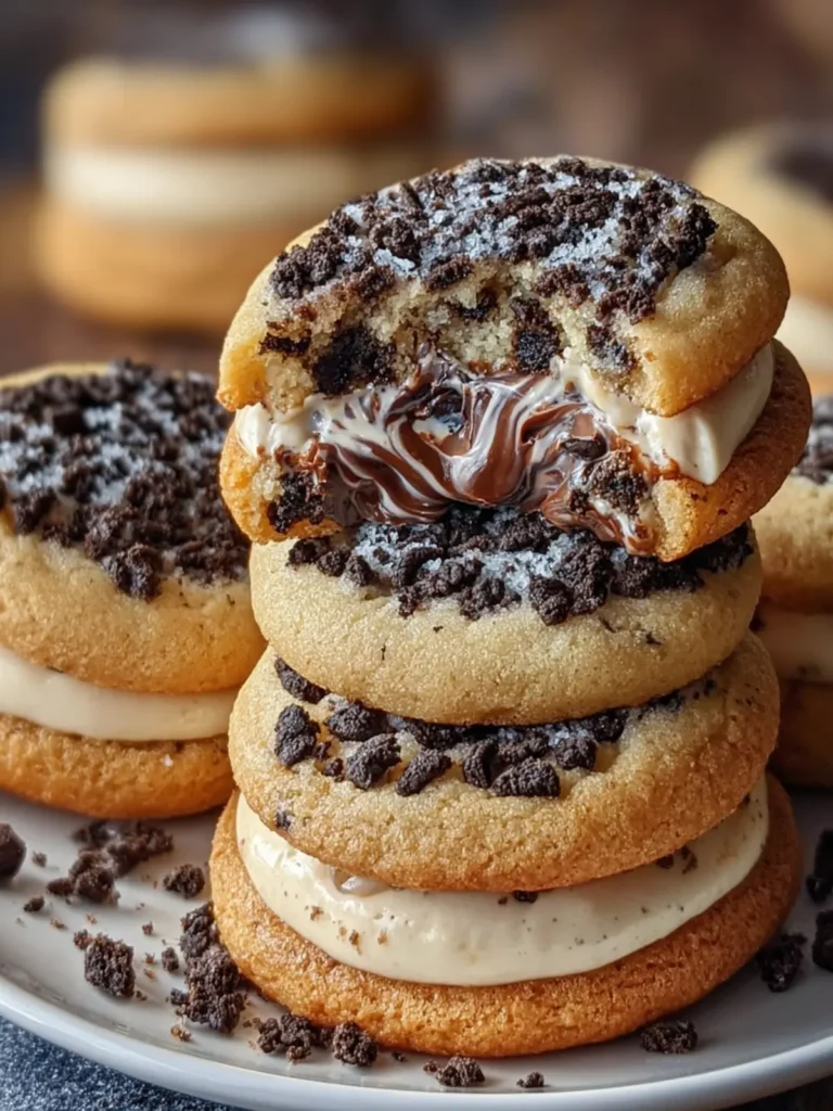 Decadent Double Stuffed Cookies First Image