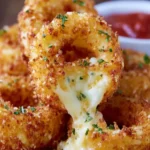 Crispy Cheese Stuffed Rings First Image