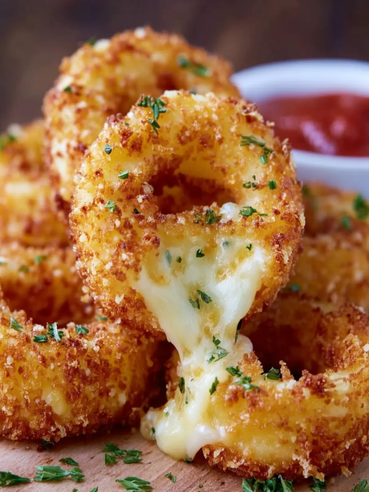 Crispy Cheese Stuffed Rings First Image