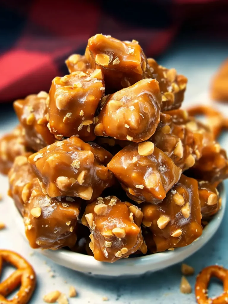Salted Caramel Peanut Butter Pretzel Bites First Image