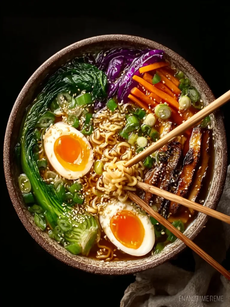 Quick and Easy Vegetarian Ramen First Image