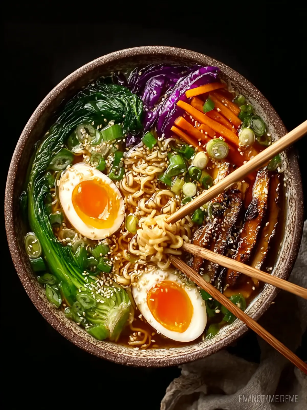 Quick and Easy Vegetarian Ramen First Image