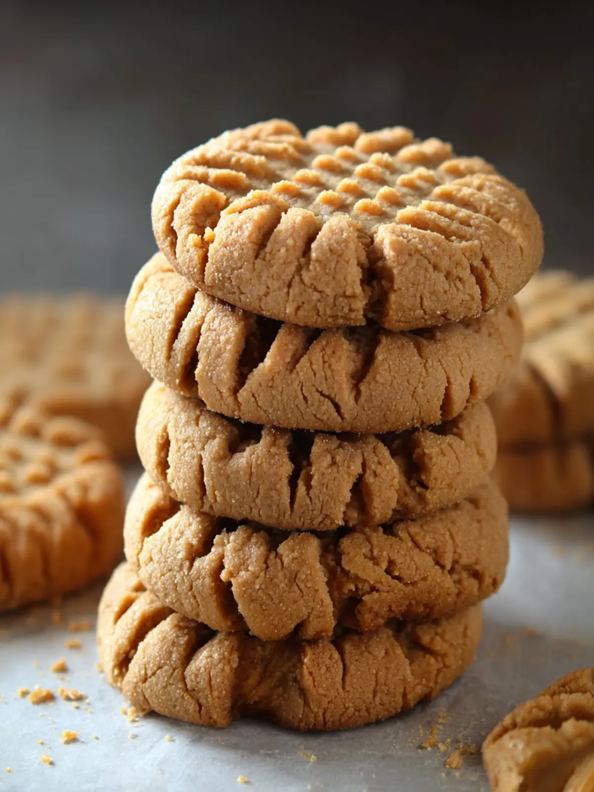Vegan Peanut Butter Cookies First Image