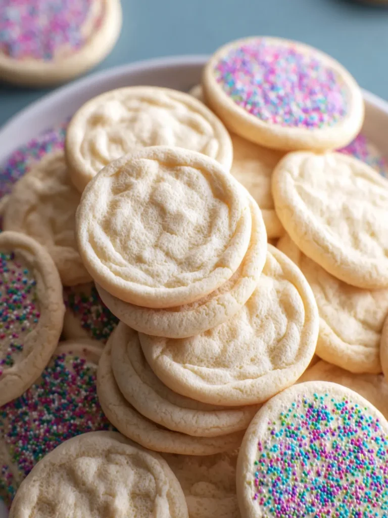 Soft and Chewy Sugar Cookies First Image