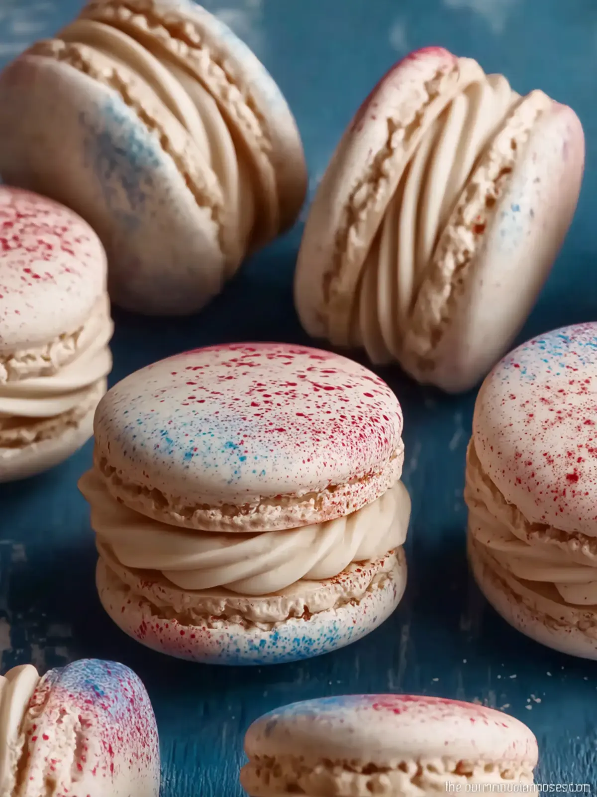 French Macarons with Vanilla Buttercream Filling First Image