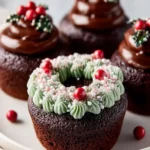 Easy Chocolate Wreath Cupcakes – A Festive Holiday Dessert Everyone Loves First Image