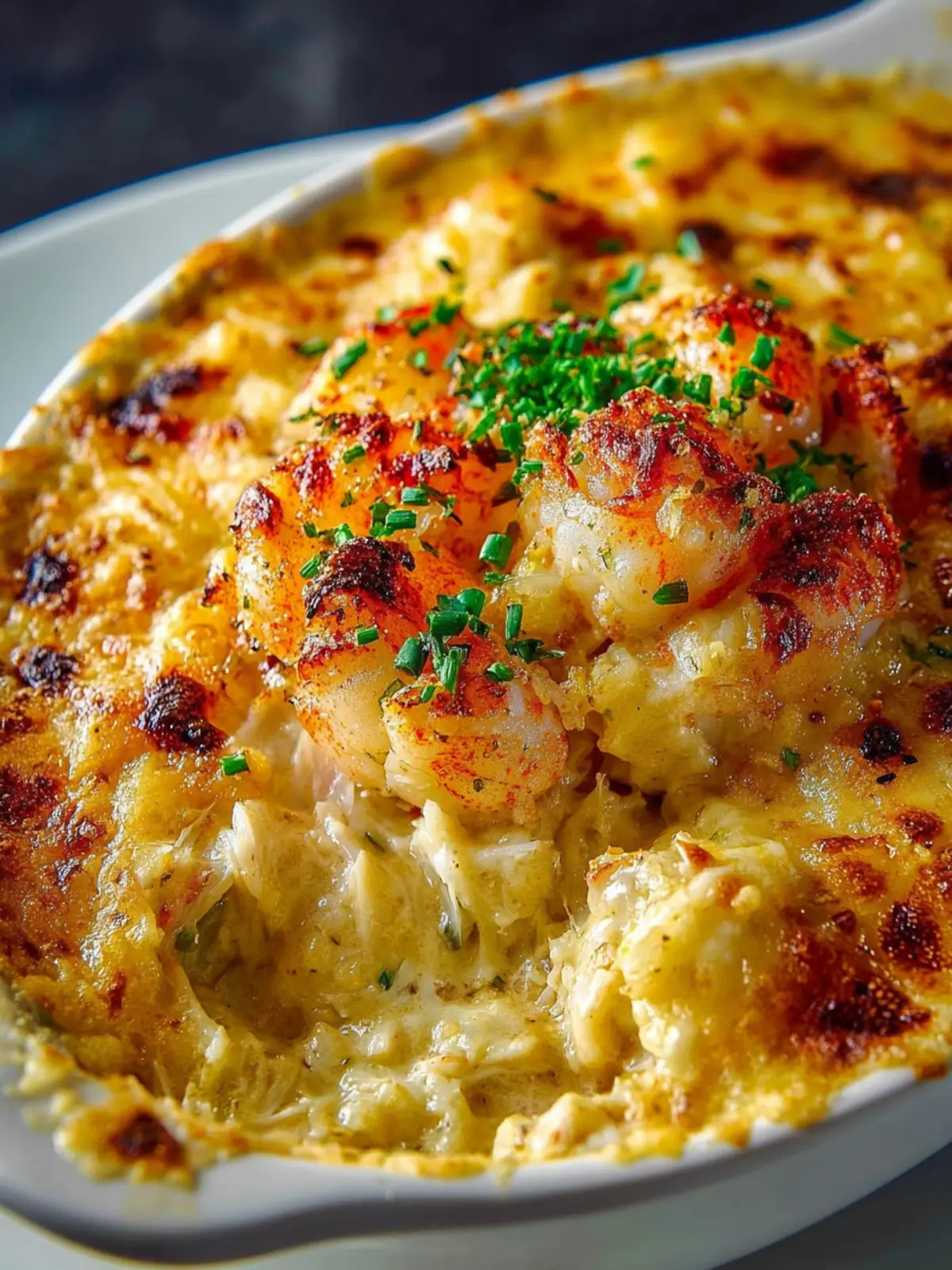 Cheesy Jumbo Lump Crab Au Gratin First Image