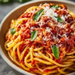Slow Cooker Chicken Bolognese Pasta: Comfort Food Made Effortless First Image