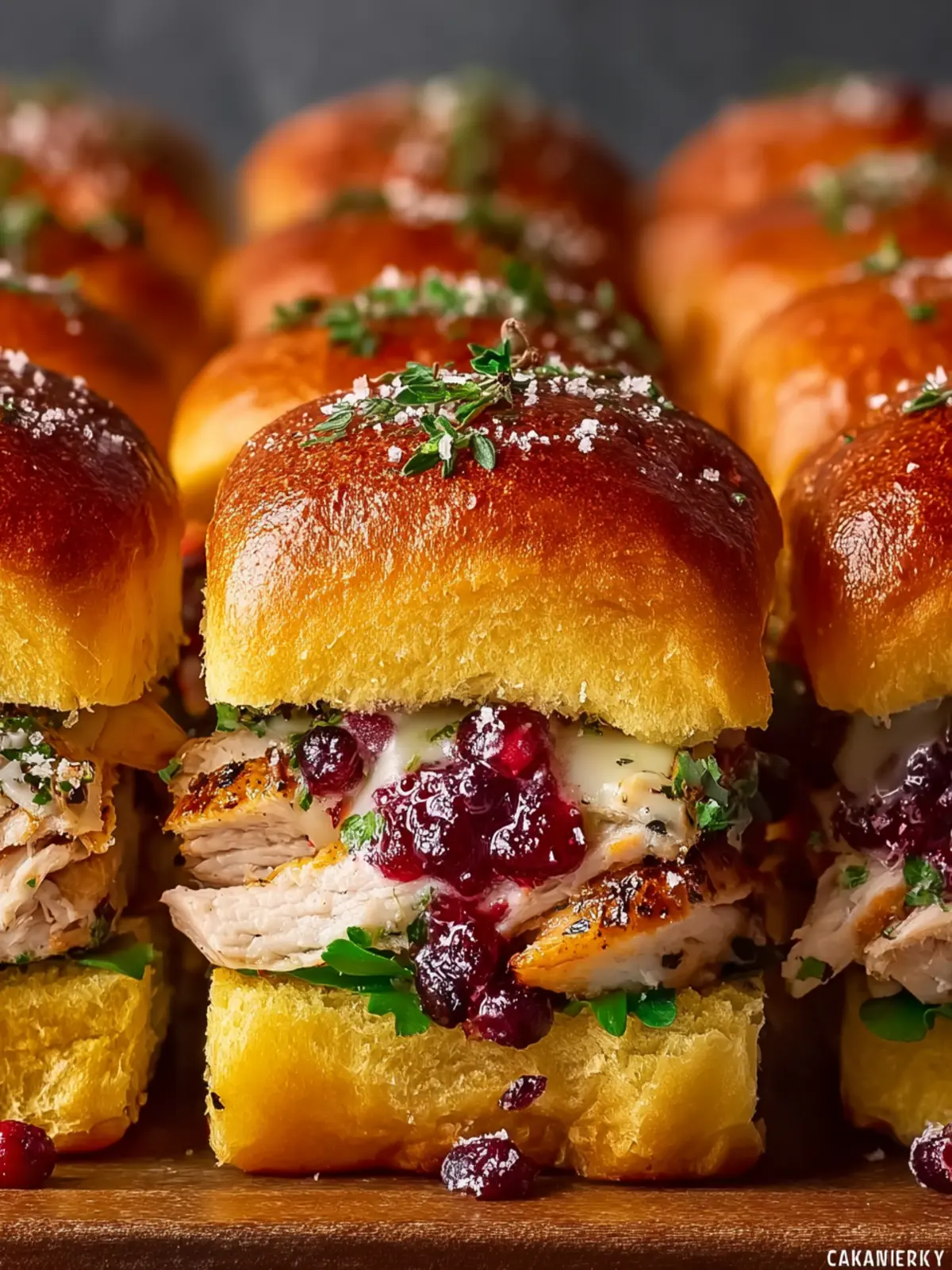 Cranberry Turkey Sliders First Image