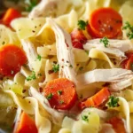 Shredded Chicken Noodle Soup First Image