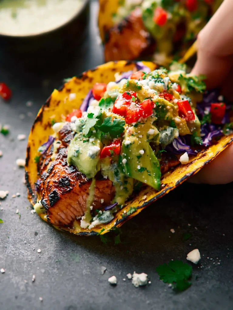 Salmon Tacos Recipe First Image
