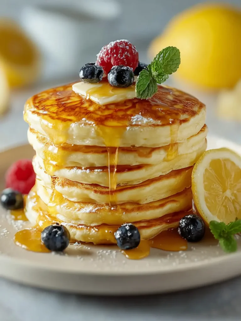 Lemon Ricotta Pancakes First Image