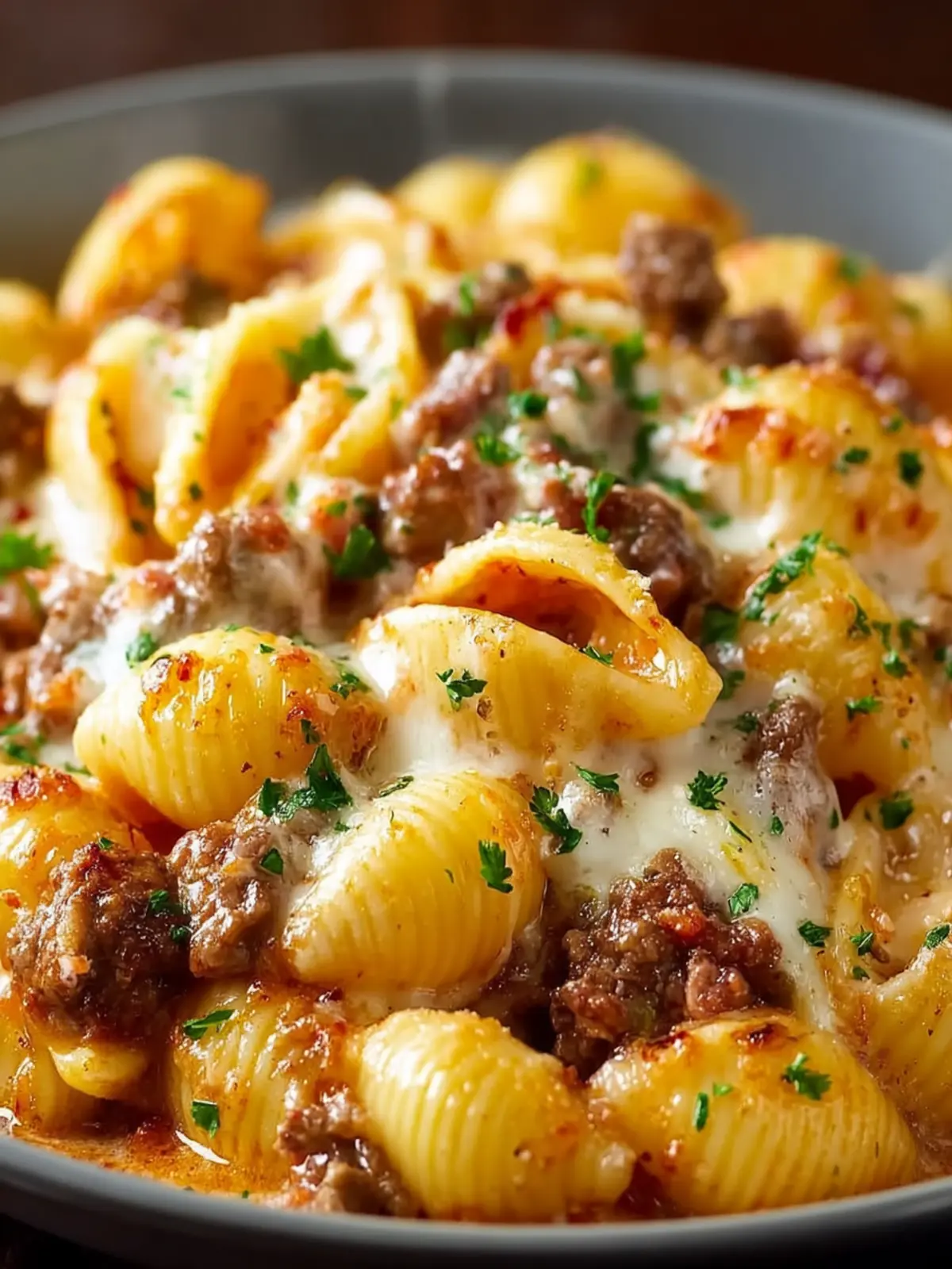 Creamy One-Pot Beef & Shells First Image