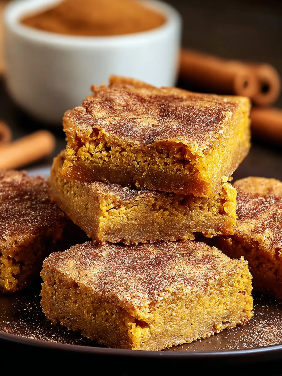 Irresistible Pumpkin Snickerdoodle Bars Recipe to Try Now First Image
