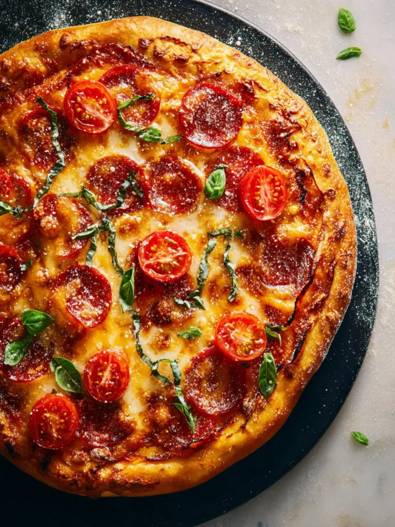 No-Yeast Pizza Dough First Image