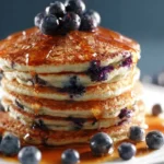Blueberry Protein Pancakes First Image
