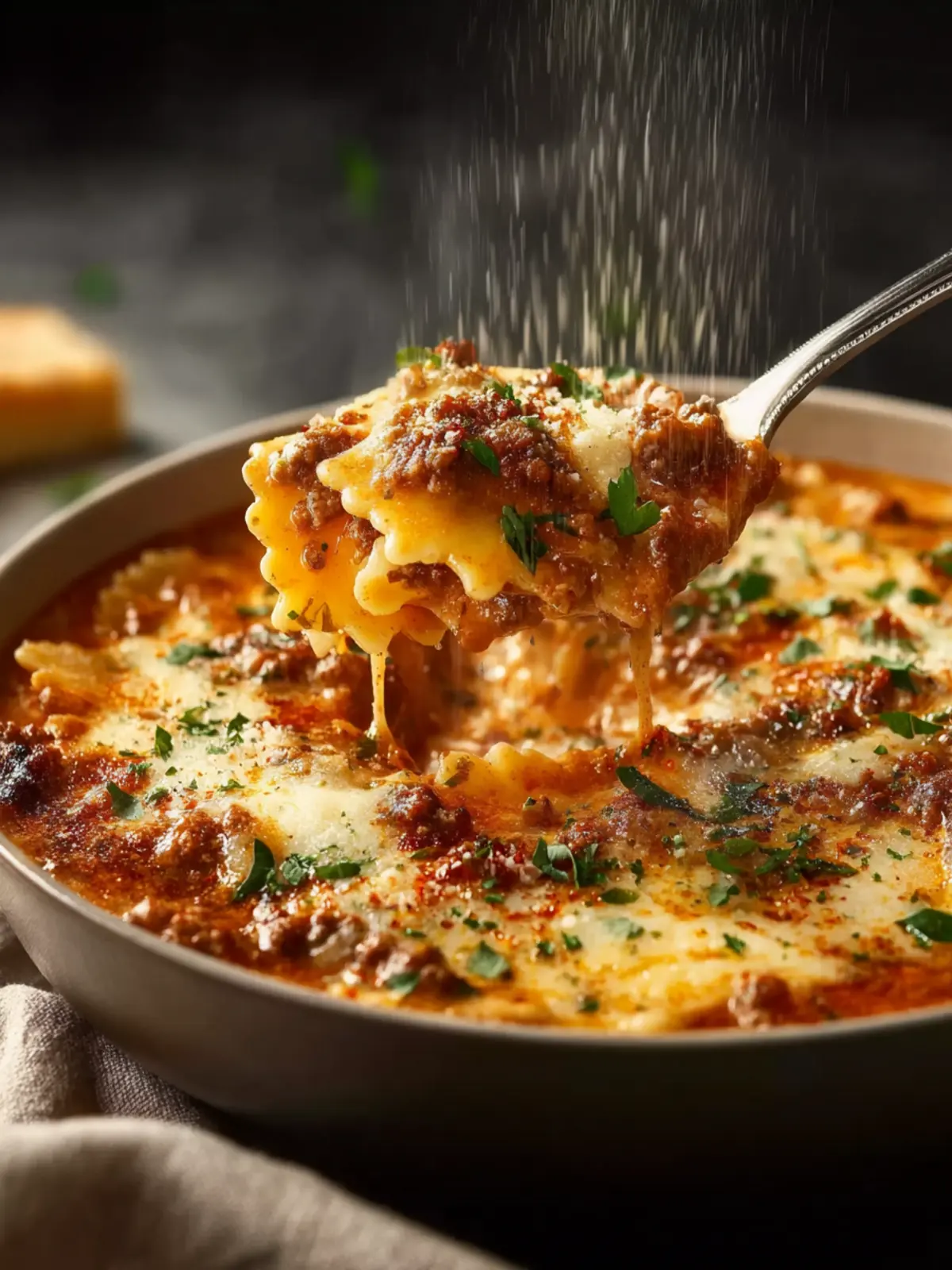 Easy Creamy Lasagna Soup First Image