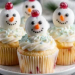 Fun Snowman Cupcakes Recipe Perfect for Winter Treats First Image