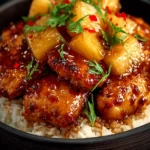 Brown Sugar Pineapple Chicken First Image
