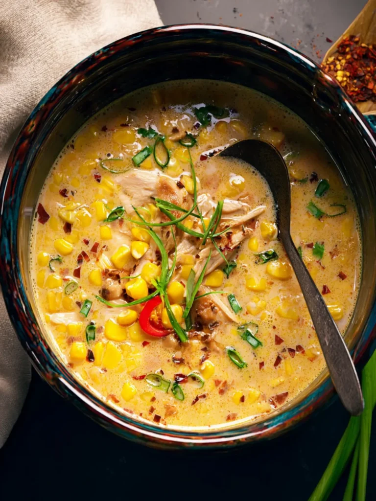 Chicken Corn Soup Recipe First Image