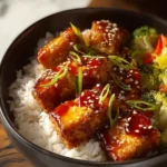 Honey Garlic Tofu First Image