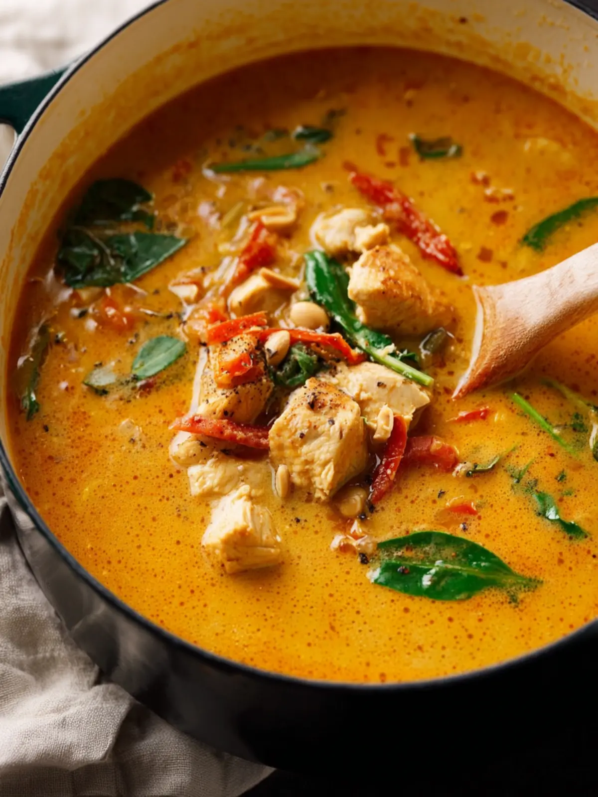 Peanut Butter Chicken Soup First Image