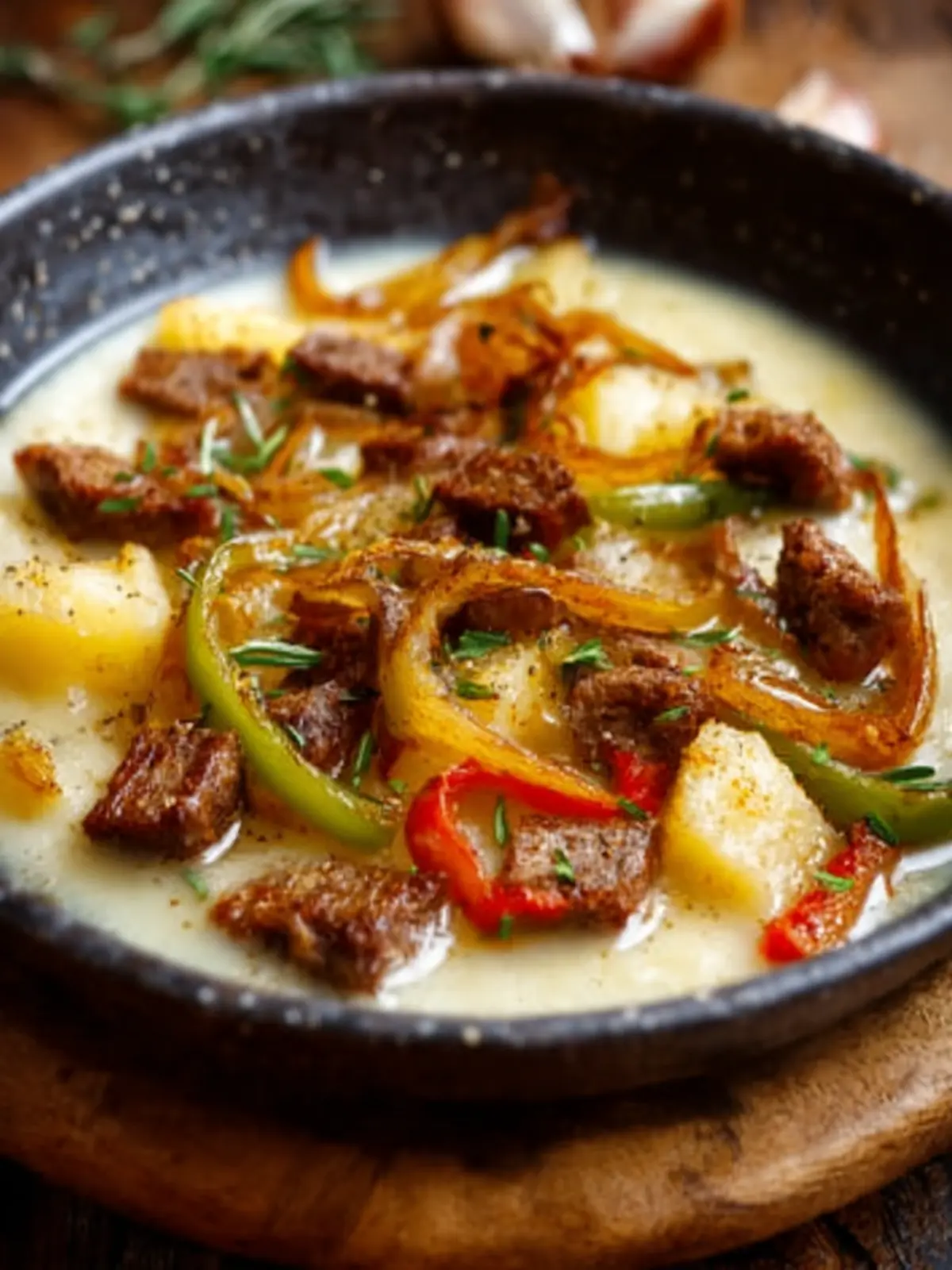 Roasted Garlic Potato Soup (Creamy & Comforting) First Image