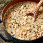 Creamy Chicken Wild Rice Soup First Image
