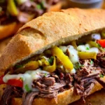 Crock Pot Italian Beef Sandwiches First Image