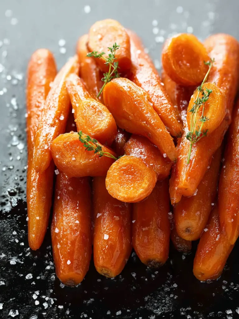 Slow Cooker Brown Sugar Glazed Carrots First Image