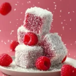 Mouthwatering Raspberry Lamingtons with Coconut Bliss First Image