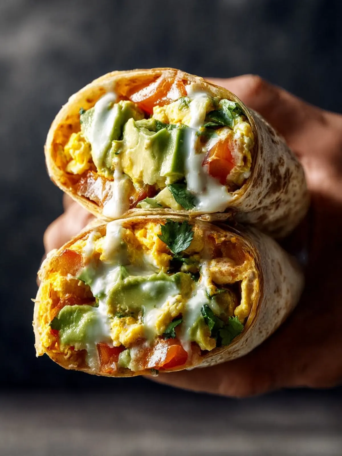 Vegetarian Breakfast Burrito First Image