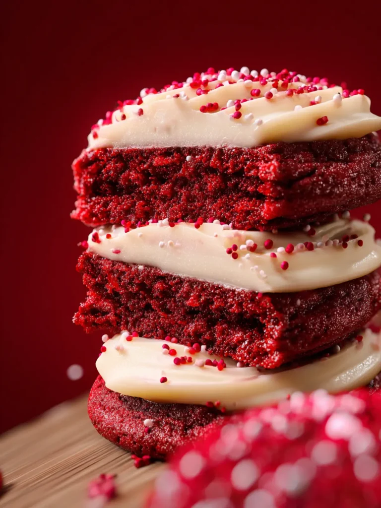 Red Velvet Cupcake Cookies First Image