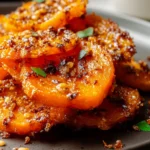 Irresistible Crispy Maple Garlic Smashed Carrots Recipe First Image