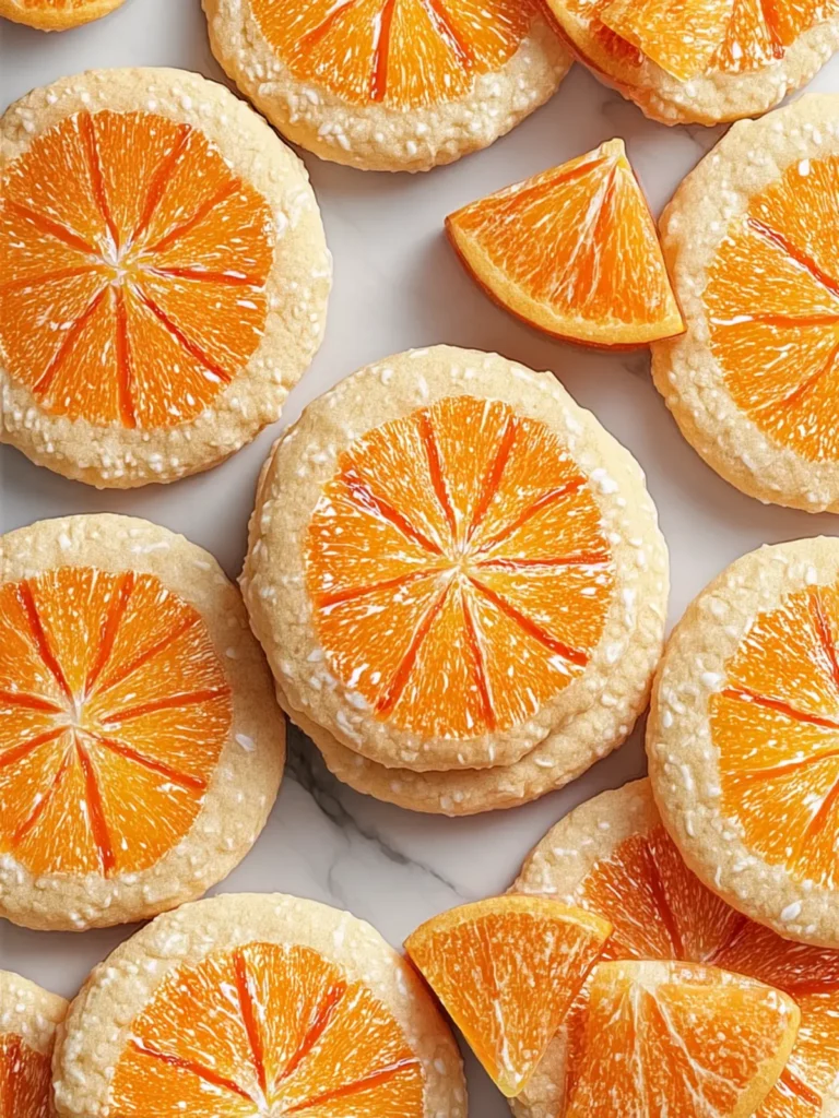 Irresistible Orange Slice Cookies for a Sunny Delight First Image