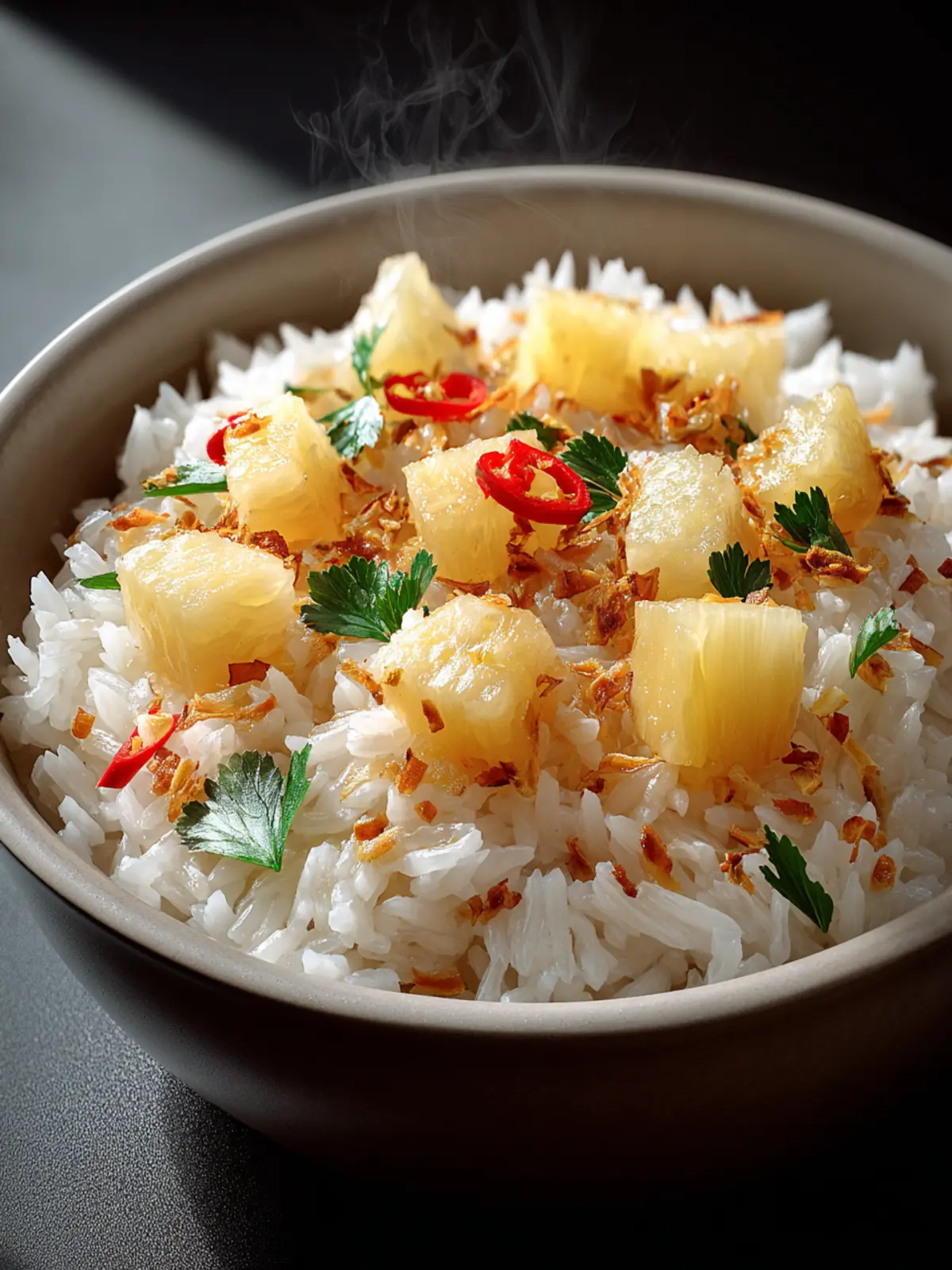 Irresistible Creamy Coconut Pineapple Rice Recipe First Image