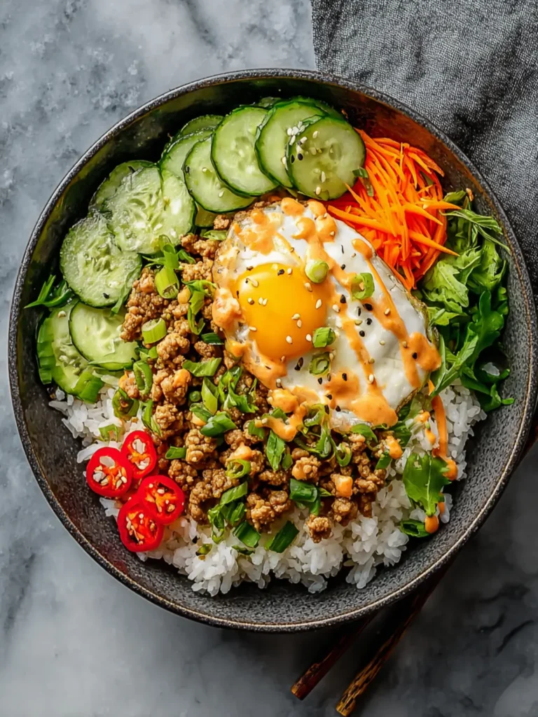 Bang Bang Ground Turkey Rice Bowls First Image
